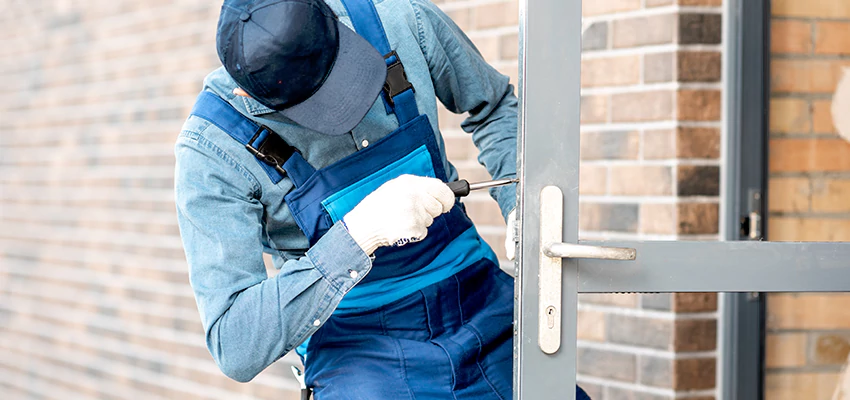 Pivot Storefront Door Locks Installation in Red Bluff, California