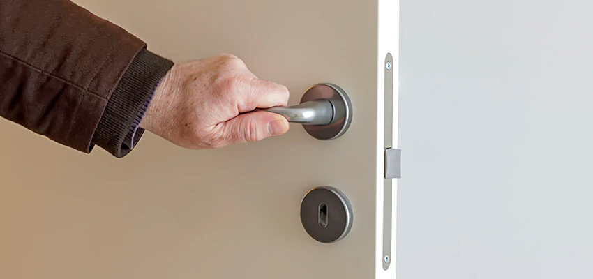 Restroom Locks Privacy Bolt Installation in Red Bluff, California